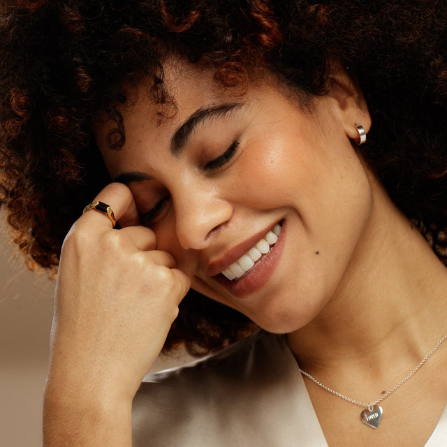 Wide Huggie Hoop Earrings - Silver - SPSESWH