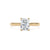 18ct Yellow Gold Radiant Cut Laboratory Grown Diamond Engagement Ring - 1.57ct