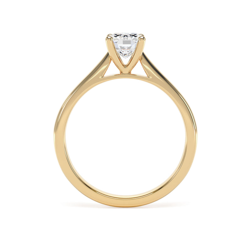 18ct Yellow Gold Radiant Cut Laboratory Grown Diamond Engagement Ring - 1.57ct