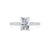 Platinum Radiant Cut Laboratory Grown Diamond Engagement Ring - 1.25ct