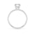 Platinum Radiant Cut Laboratory Grown Diamond Engagement Ring - 1.25ct