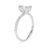 Platinum Radiant Cut Laboratory Grown Diamond Engagement Ring - 1.25ct
