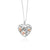 Royal Oak Heart Locket - Silver/Rose - XX3STRP04