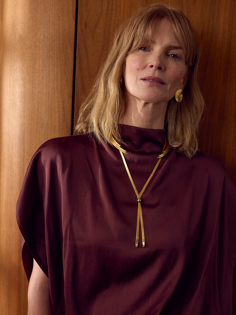 Lifestream Y-Chain Necklace - Silver - PMN09S