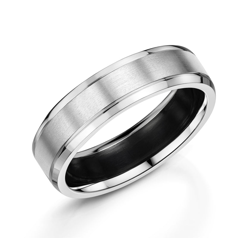 Matte Platinum Wedding Ring