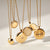 Celestial Compass Locket Necklace - Gold - 42064YNON