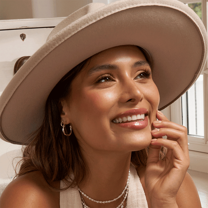 Pearl Choker Necklace - Silver - SNPCHOKER