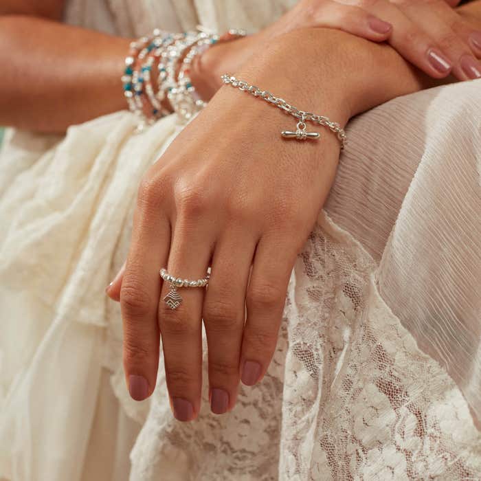 Balanced Aura Bracelet - Silver - SB3308