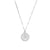 Bobble Chain Moonflower Necklace - Silver - SNBB721