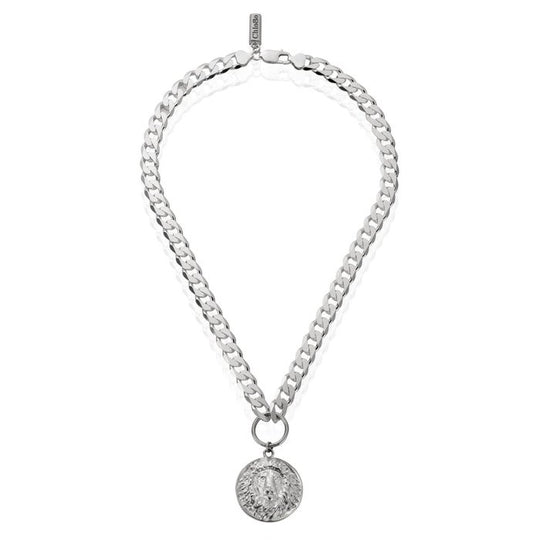 Lion Pendant Necklace - Silver - CC-S-NE-4-S1
