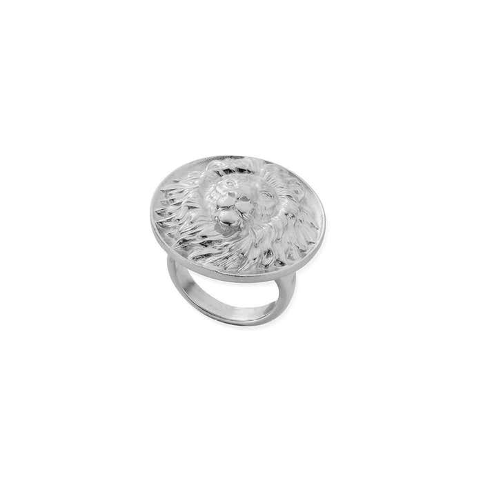 Lion Signet Ring, Size N - Silver - CC-S-RI-2-SN