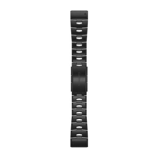 QuickFit Watch Strap, 26mm - Vented Titanium Bracelet, Carbon Grey DLC Coating