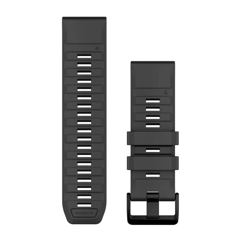 QuickFit Watch Strap, 26mm - Graphite Silicone