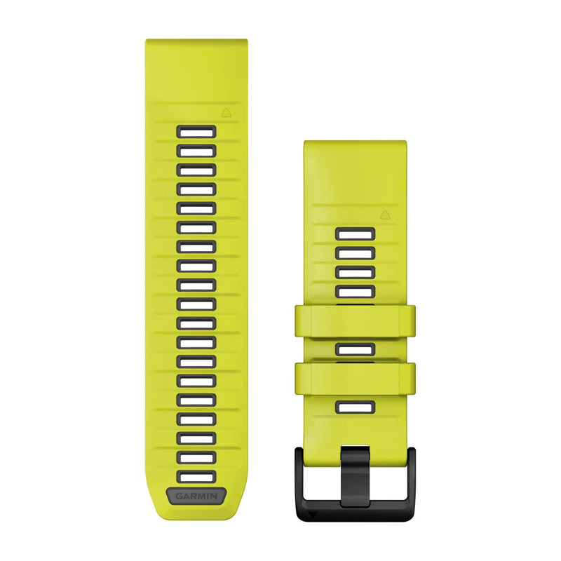 QuickFit Watch Strap, 26mm - Amp Yellow/Graphite Silicone