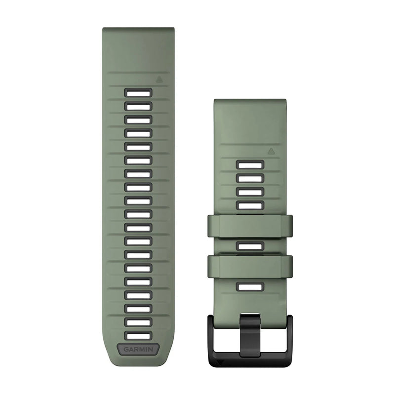 QuickFit Watch Strap, 26mm - Willow/Graphite Silicone