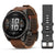 Fenix 8 Pro GPS Smartwatch AMOLED, 47mm - Sapphire, Carbon grey DLC titanium with Chestnut leather band - 010-03198-40