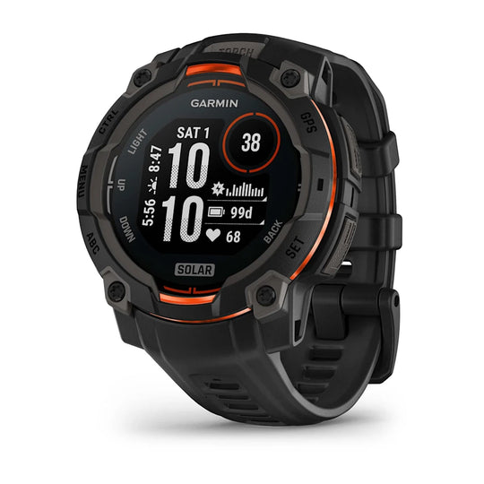 Instinct 3 – 45 mm GPS Smartwatch, Solar, Black with Black Band - 010-02934-00