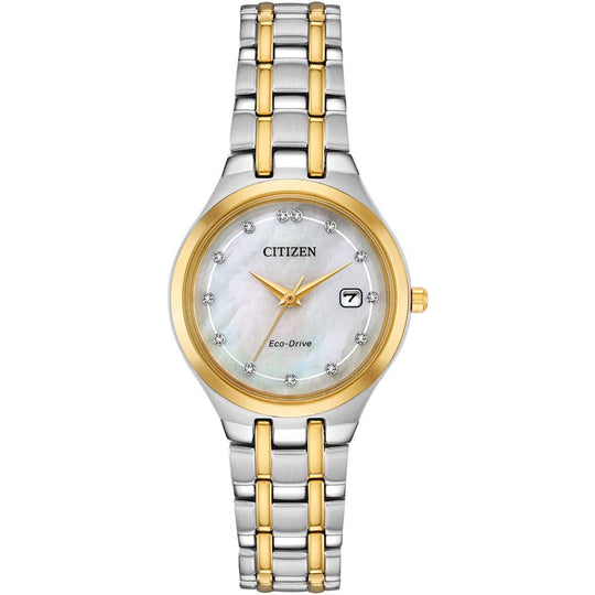 Citizen Ladies' Silhouette Diamond Dial Watch - EW2488-57D