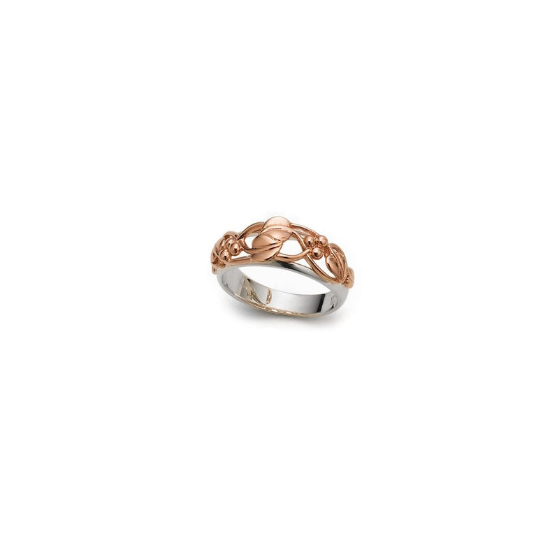 Tree of Life Ring - Silver/Rose Gold
