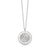 Celestial Compass Locket Necklace - Silver - 42064SNON