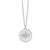 Celestial Compass Pendant Necklace - Silver - 42061SNON