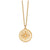 Celestial Compass Pendant Necklace - Gold - 42061YNON