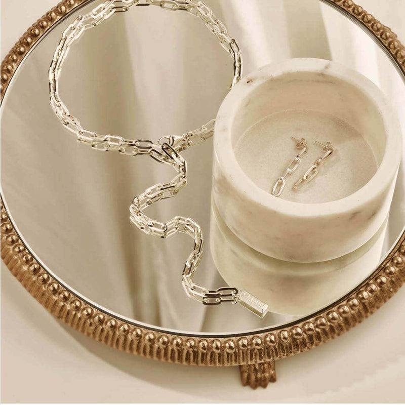 Mini Four Link Earrings - Gold - CC-G-ER-5-S1