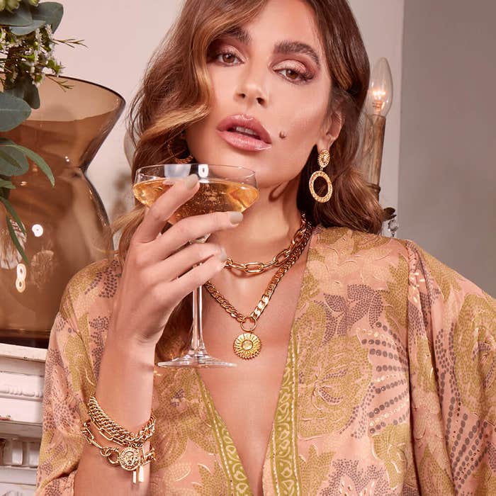 Sun Pendant Necklace - Gold - CC-G-NE-3-S1