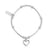 Children's Cute Mini Open Heart Bracelet - Silver - CSBCM007