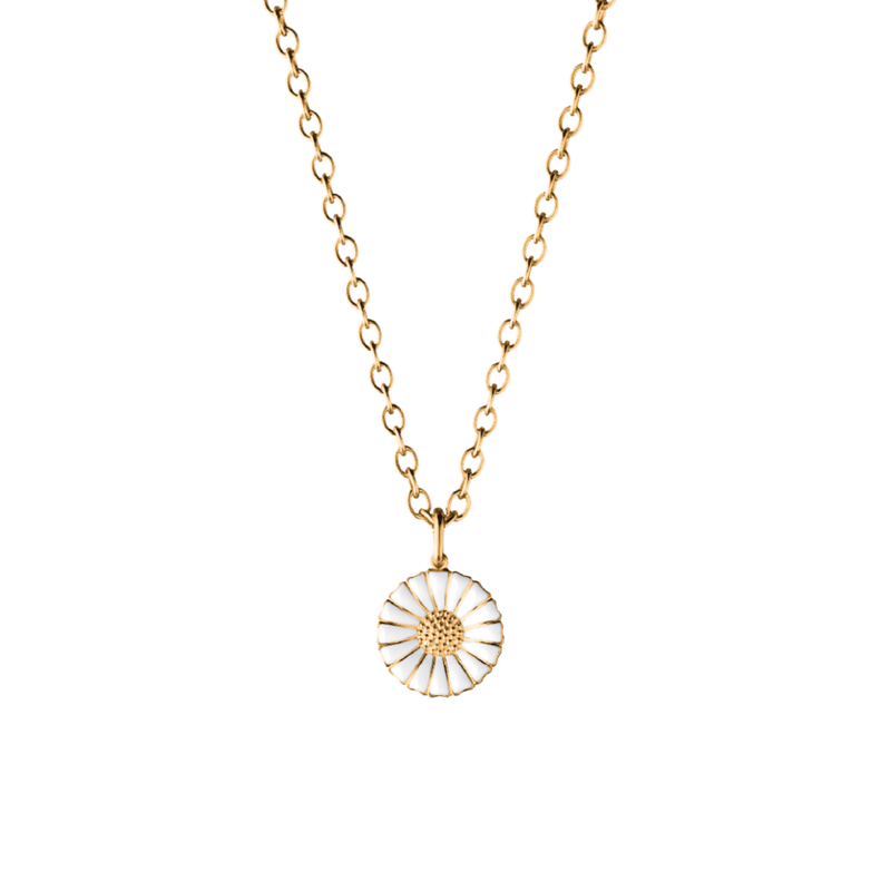 Daisy Large Pendant - Gold/White - 3536214