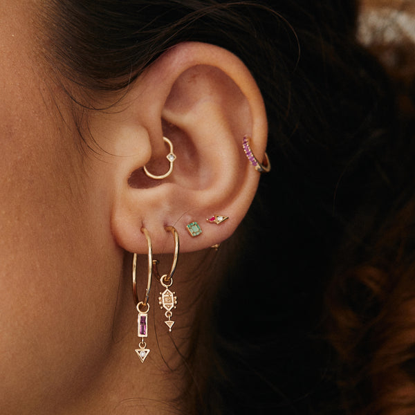 Dala 3.2 Triangle Droplet Plaque - 9ct Yellow Gold - PLQ-DAL3.2-DD