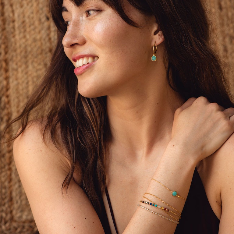 Biography Rainbow Cosmos Charm Bracelet - Gold - 48026YMUB