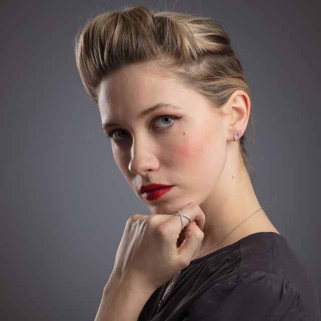 Sparkle Huggie & Tiny Stud Set Of Earrings - Gold - SPEJSGS48-142