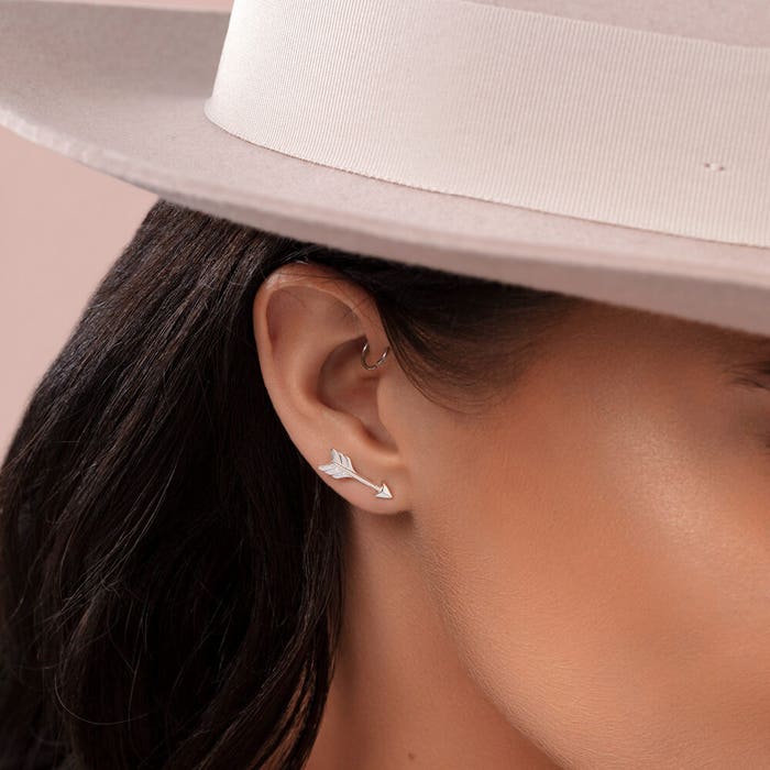 Arrow Cuff Earrings - Gold - GEST4001