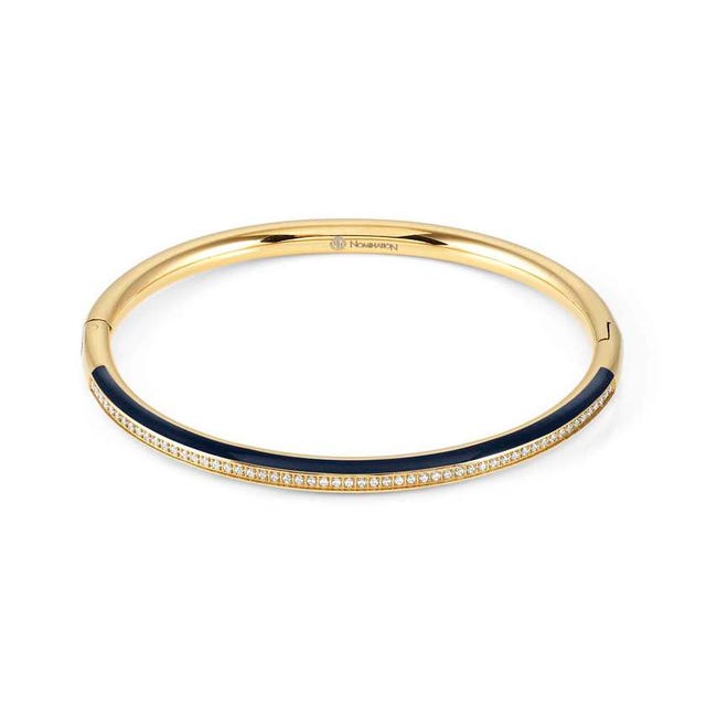 Drusilla Bangle - Blue/Gold