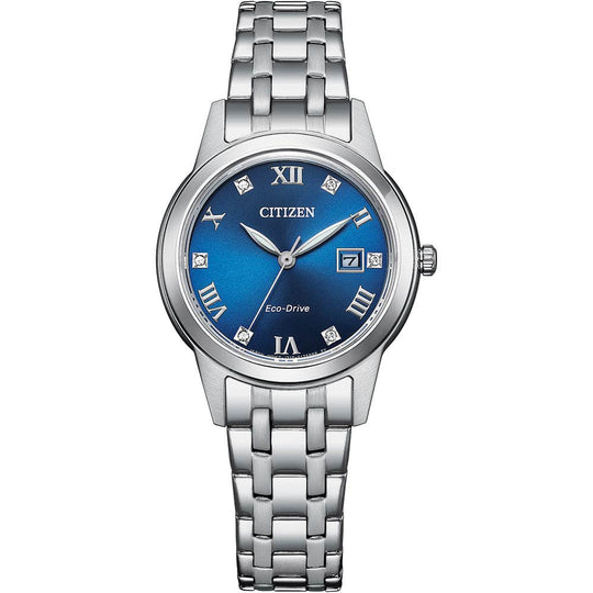 Citizen Ladies' Silhouette Crystal Bracelet Watch - FE1240-81L