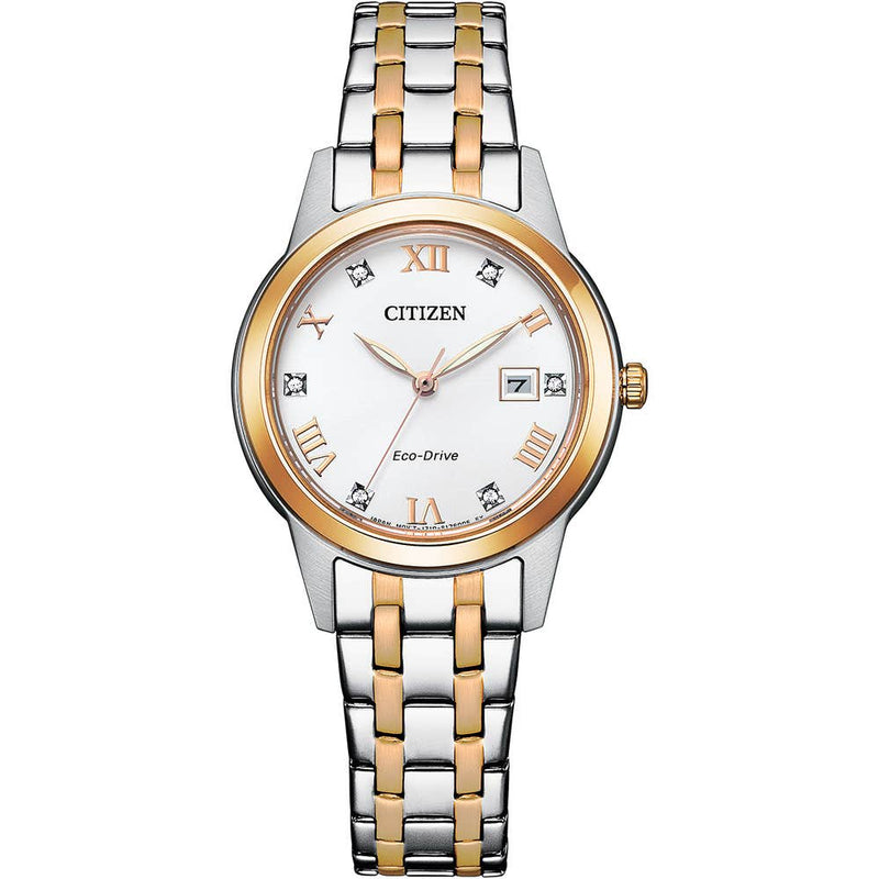 Citizen Ladies' Silhouette Crystal Bracelet Watch - FE1246-85A