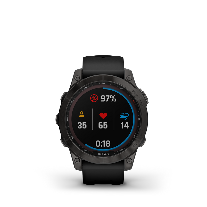 Fenix 7 Solar Smart Watch - Grey/Black - 010-02540-21