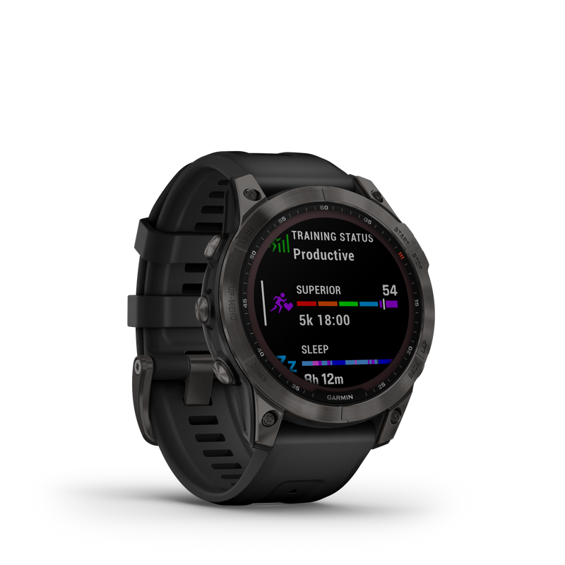 Fenix 7 Solar Smart Watch - Grey/Black - 010-02540-21