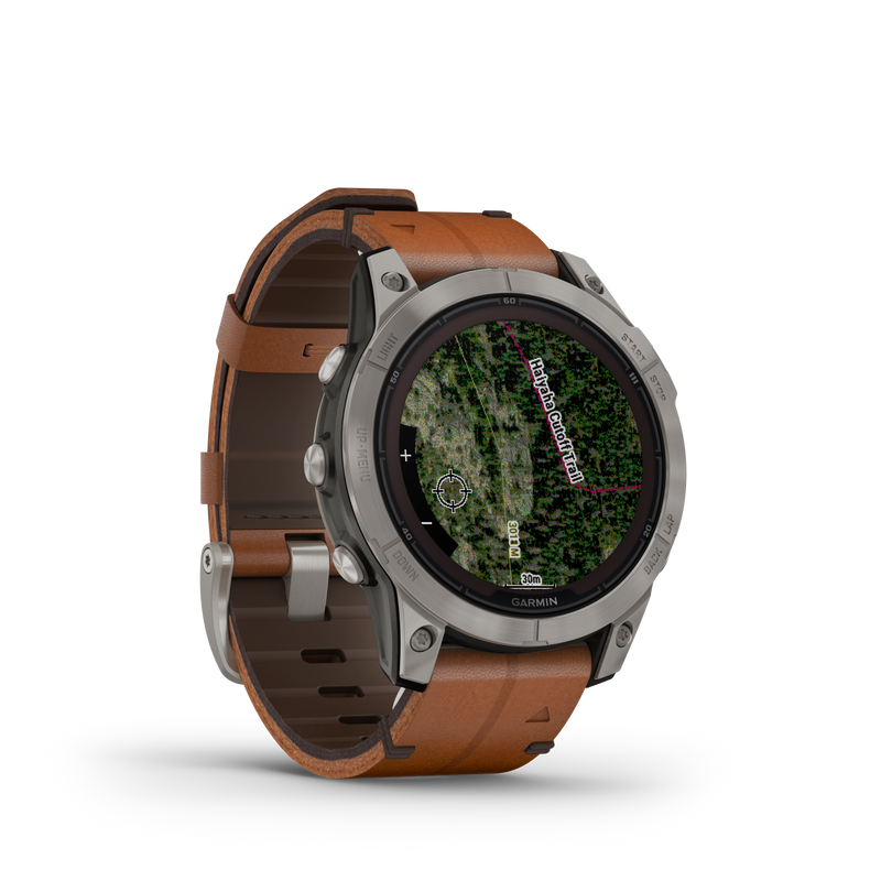 Fenix 7 Pro Sapphire Solar Edition 47mm Titanium with Chestnut