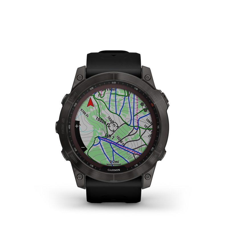 Fenix 7X Solar Smart Watch - Grey/Black - 010-02541-11