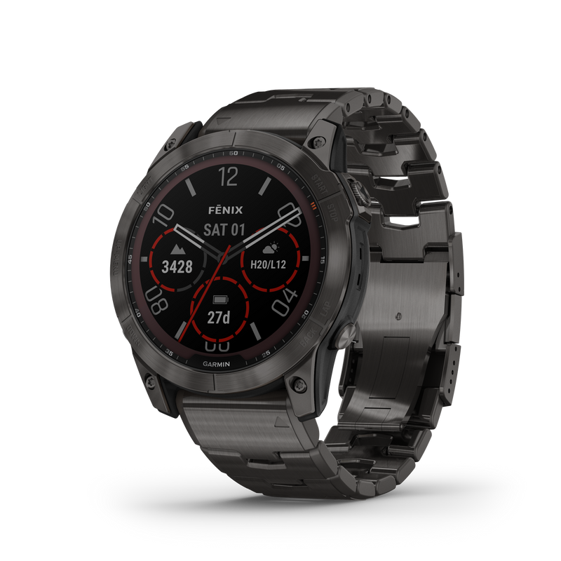 Fenix 7X Solar Smart Watch, 51mm - Grey - 010-02541-27