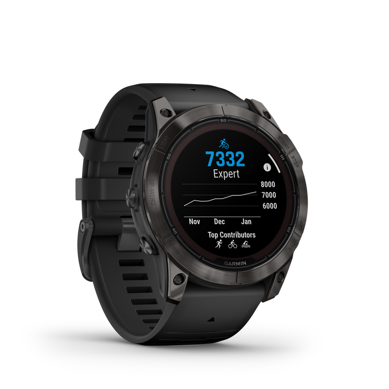 Fenix 7X Pro, 51mm, Sapphire Solar Edition - Carbon Grey DLC Titanium with Black Band - 010-02778-11