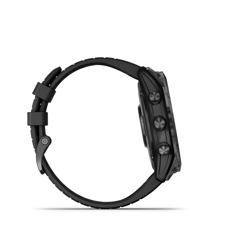 Fenix 7X Pro, 51mm, Sapphire Solar Edition - Carbon Grey DLC Titanium with Black Band - 010-02778-11