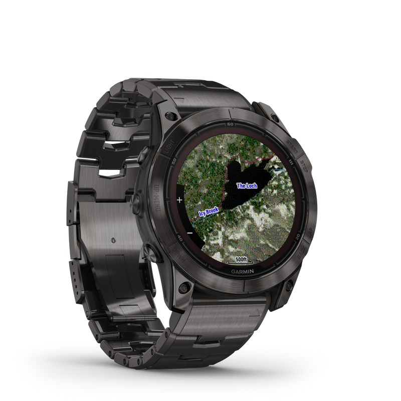 Fenix 7X Pro, Sapphire Solar Edition, 51mm - Carbon Grey DLC Titanium with Vented Titanium Bracelet - 010-02778-30