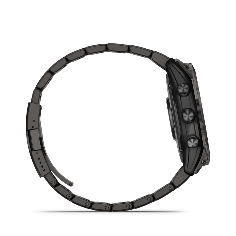 Fenix 7X Pro, Sapphire Solar Edition, 51mm - Carbon Grey DLC Titanium with Vented Titanium Bracelet - 010-02778-30