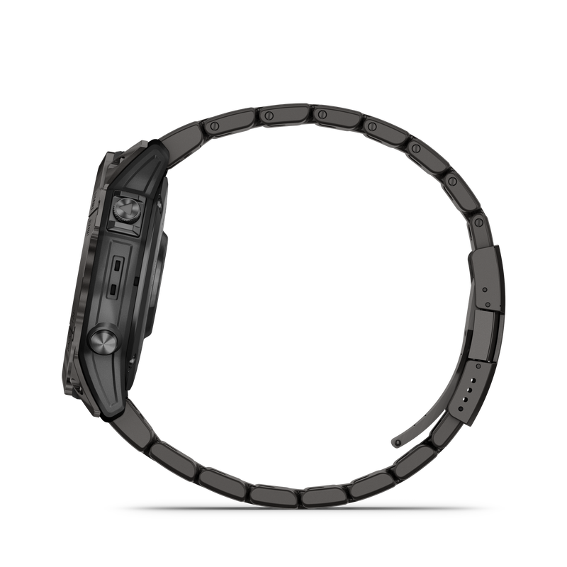 Fenix 7X Pro, Sapphire Solar Edition, 51mm - Carbon Grey DLC Titanium with Vented Titanium Bracelet - 010-02778-30