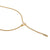 Aria Diamond Lariat Necklace - Yellow Gold - 890FRBBR-G