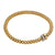 Solo Flex'it Bracelet with Diamonds, Medium - 18ct Yellow Gold - 62406BPAVEM-GB