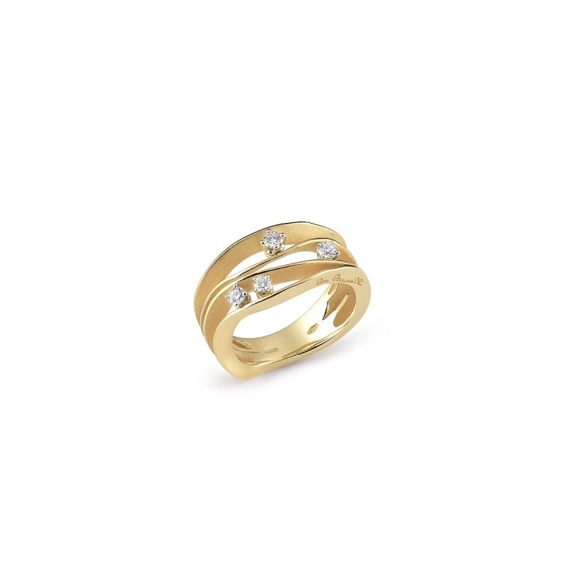 Dune Diamond Ring - 18ct Yellow Sunrise Gold